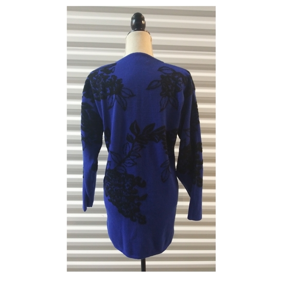 Vintage Nilani Sweater Medium Blue Taiwan 🇹🇼 - Picture 5 of 8